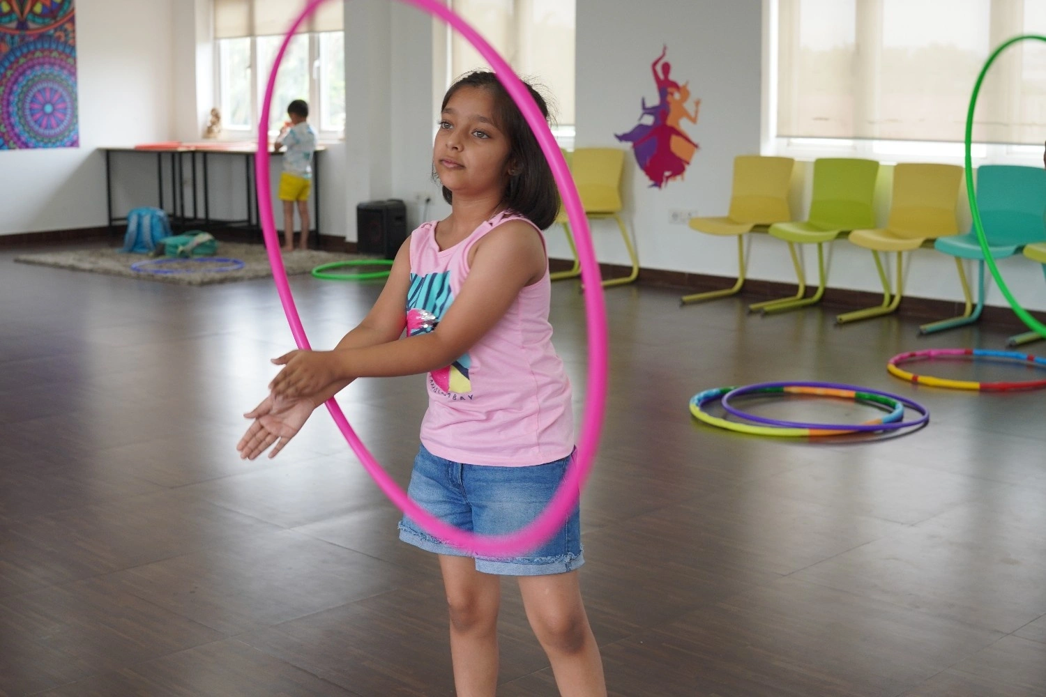 Gymnastic & Hula Hoop, Ribbon session photo 8