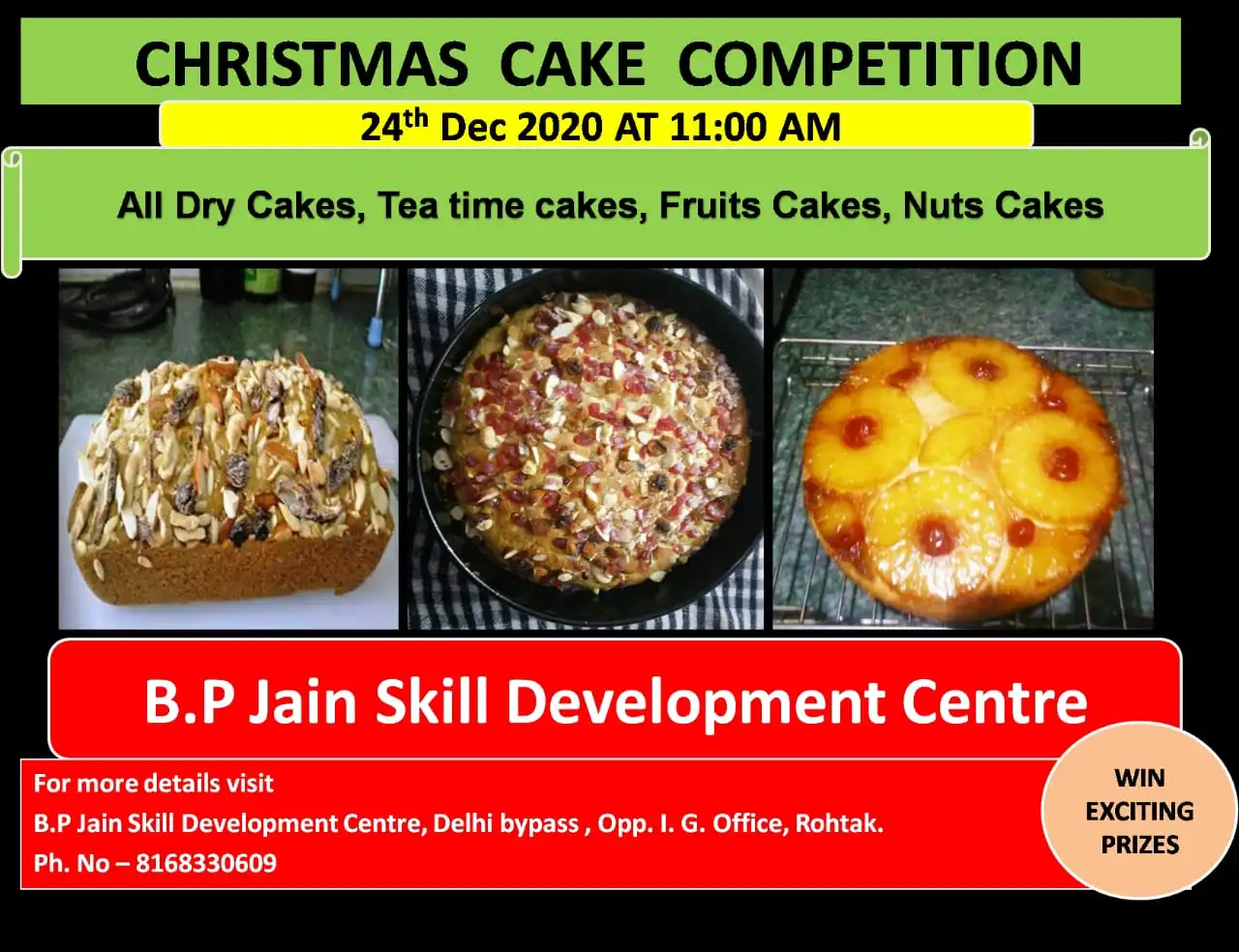 Christmas Cake Competition
