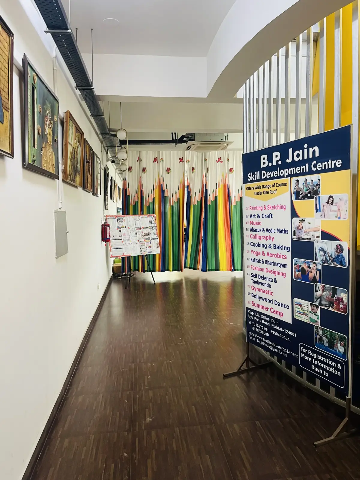 Inspiration on every wall at B.P. Jain Skill Development Center