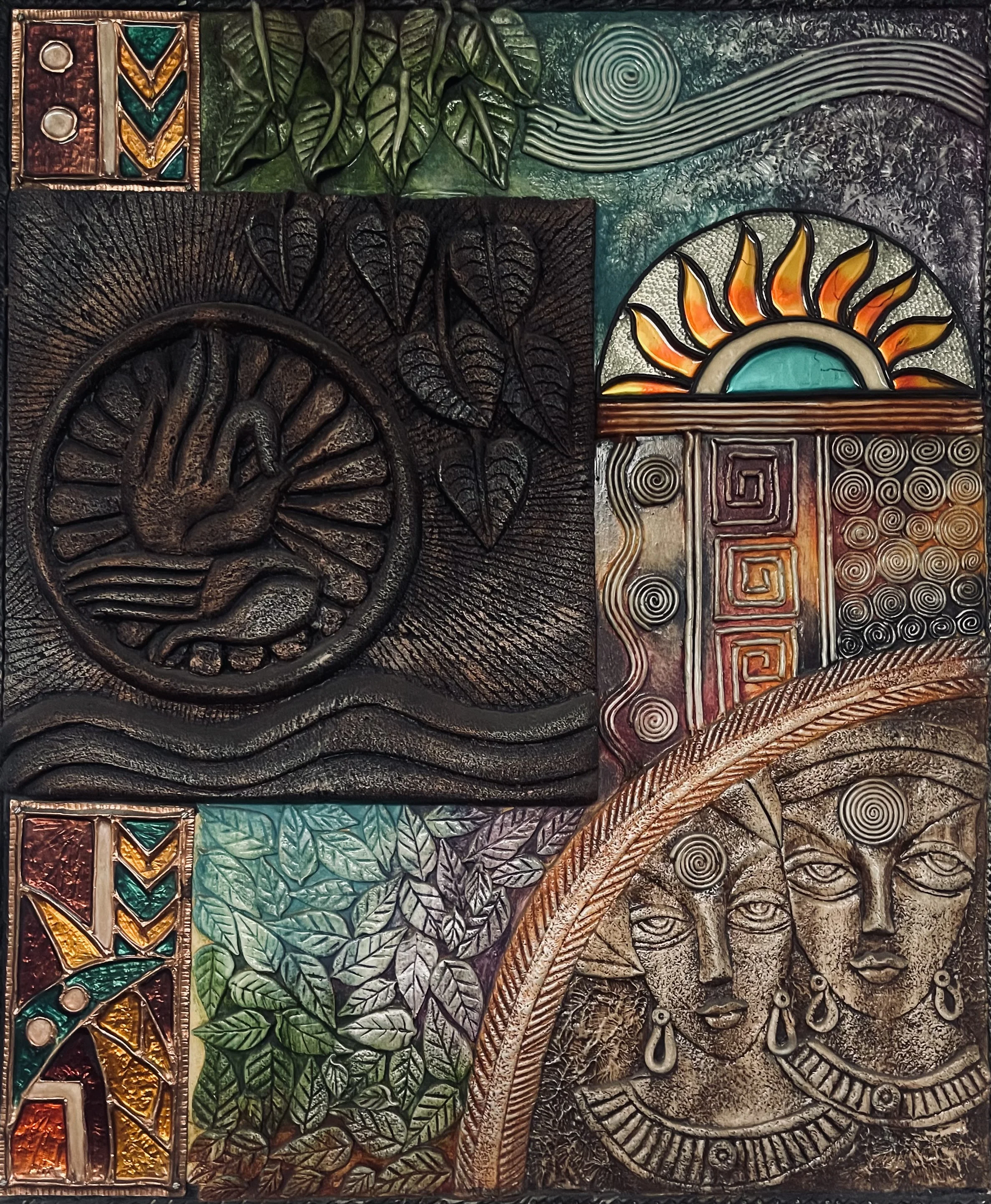 Abstract Heritage Texture Art